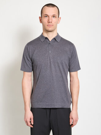John Smedley Polo Mycroft Anthracite John Smedley Polo Mycroft Anthracite