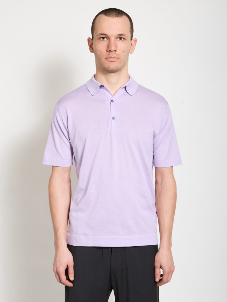 John Smedley Polo Mycroft Lilas
