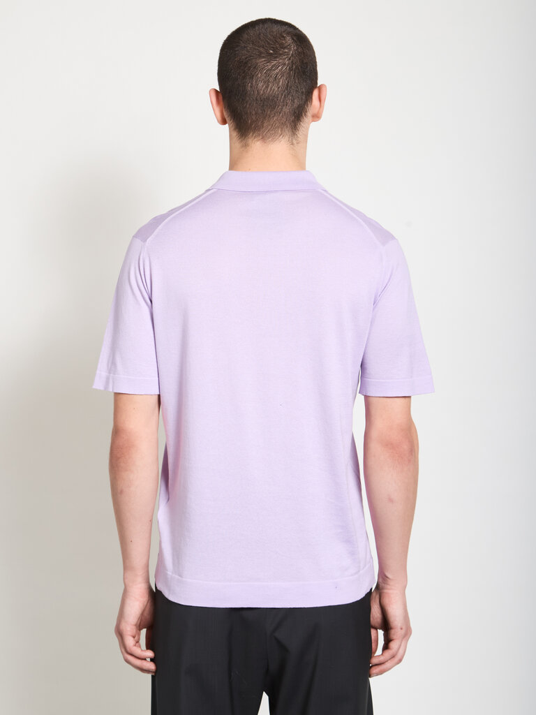 John Smedley Polo Mycroft Lilas