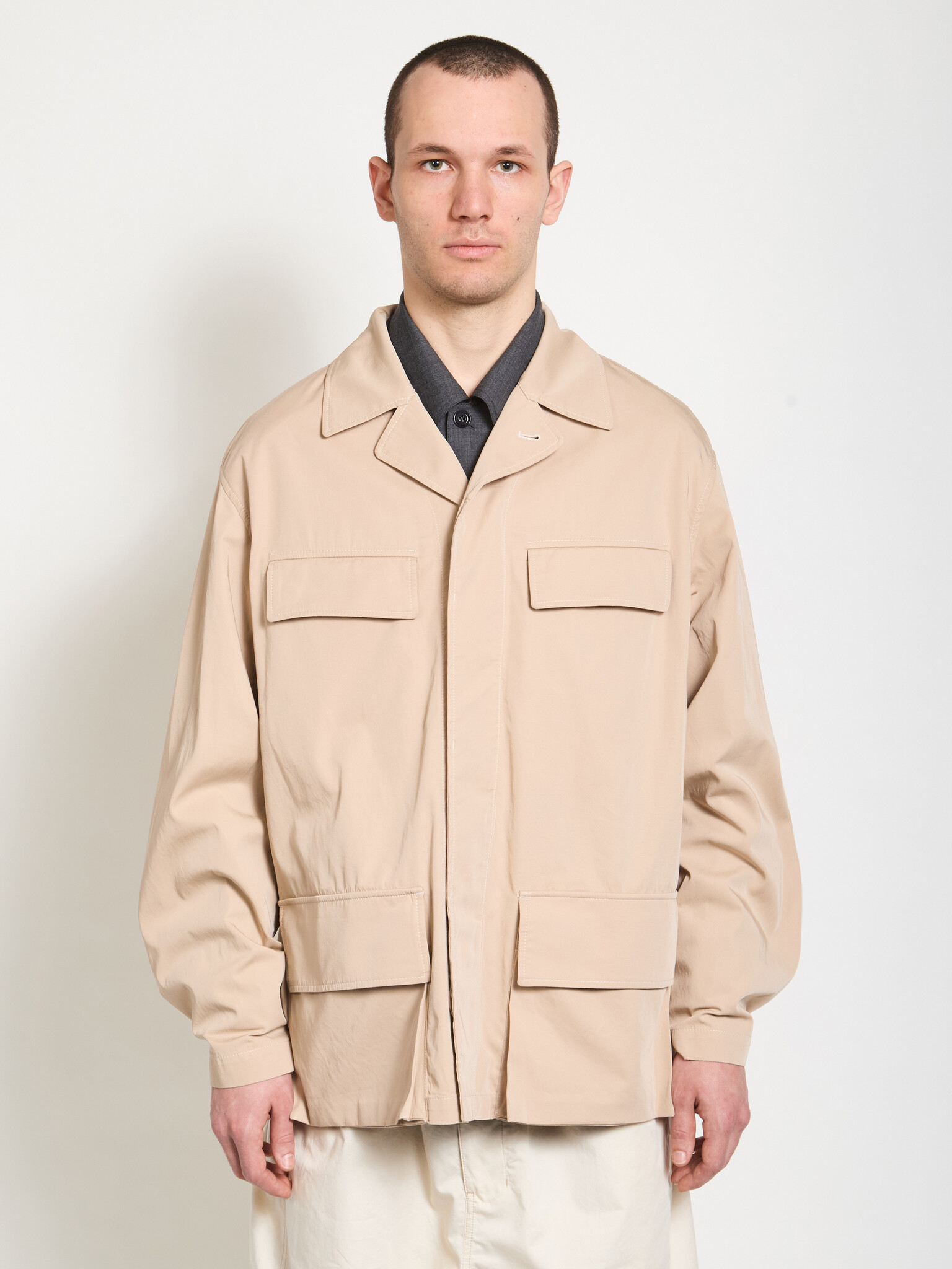 ジャケット・アウター LEMAIRE FOUR POKETS JACKET size46 25ss Lemaire Four Pockets Jacket | Rose Beige | Canoe Club