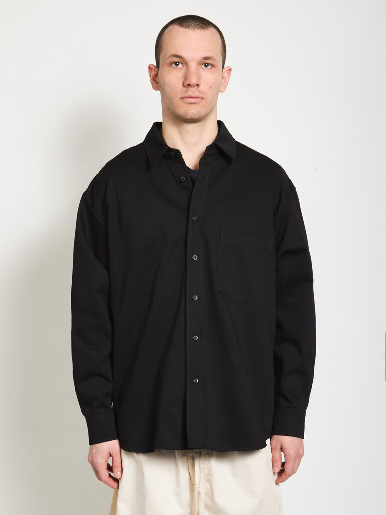 Lemaire Chemise Big Shirt Noir