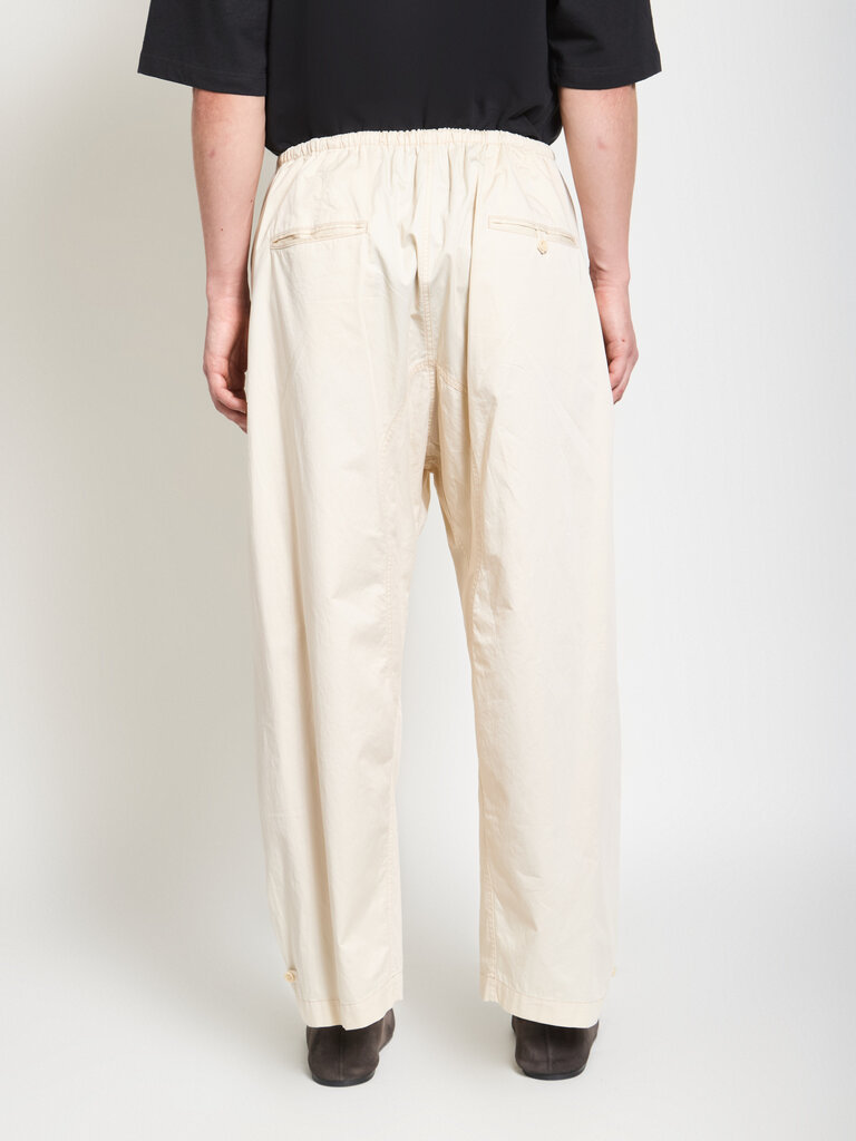 Lemaire Pantalon Twisted Over Crème