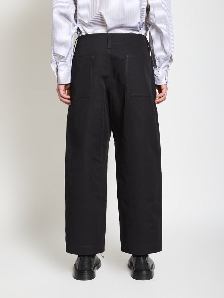 Lemaire Pantalon Big Chino Noir
