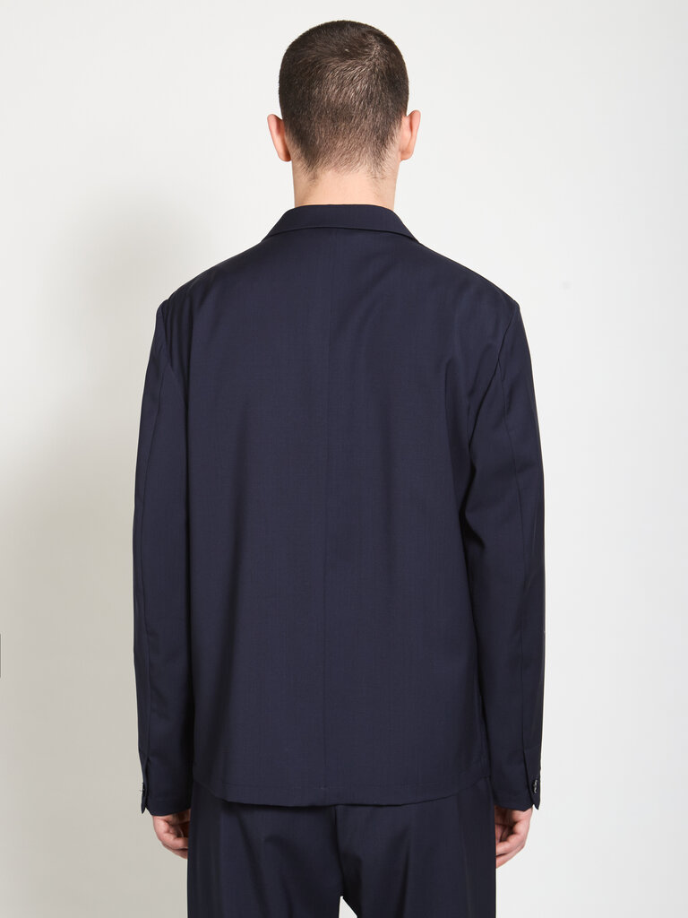 Barena Navy Visal Overshirt
