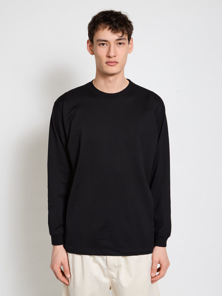 Auralee Black Luster Plainting Sweater