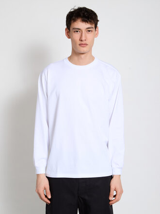 Auralee White Luster Plainting Sweater