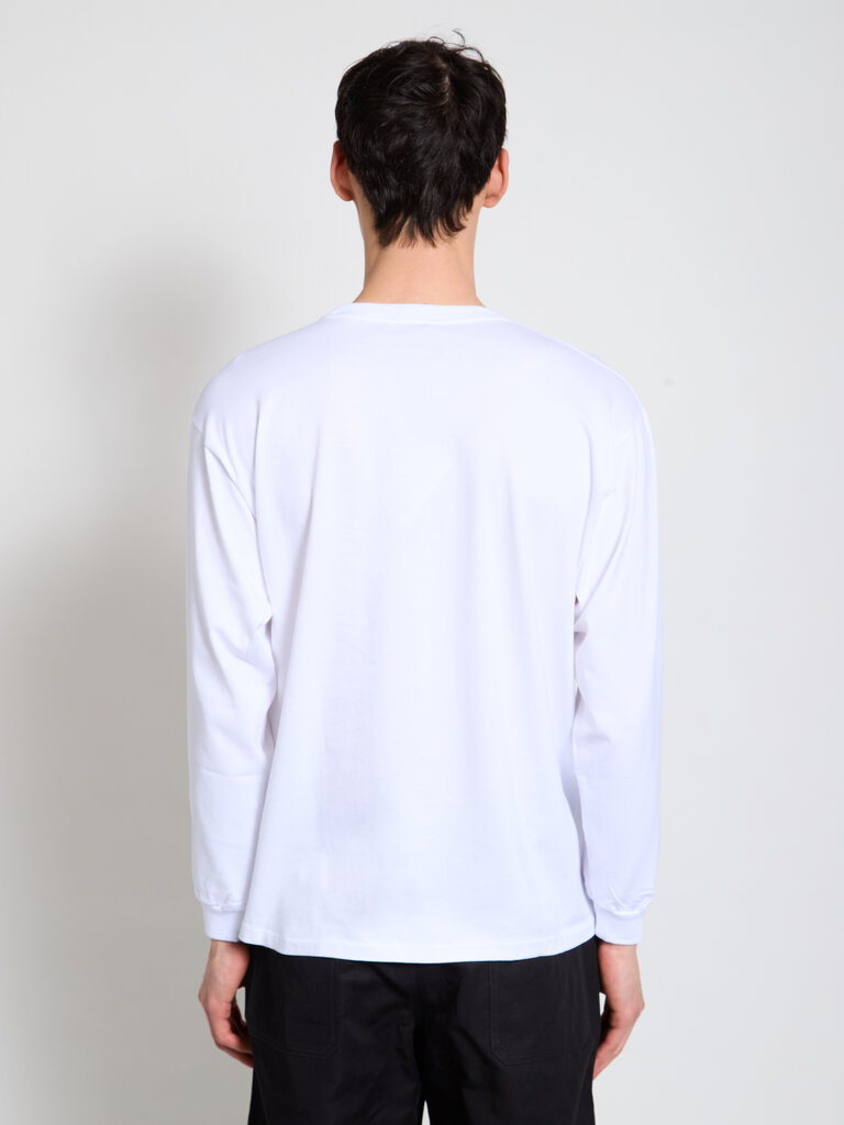 Auralee White Luster Plainting Sweater