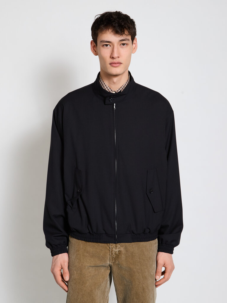 Auralee Blouson Superfine Tropical Wool Noir
