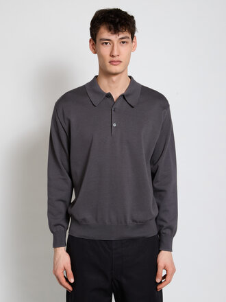 Batoner Dark Grey Sea Island Polo Shirt