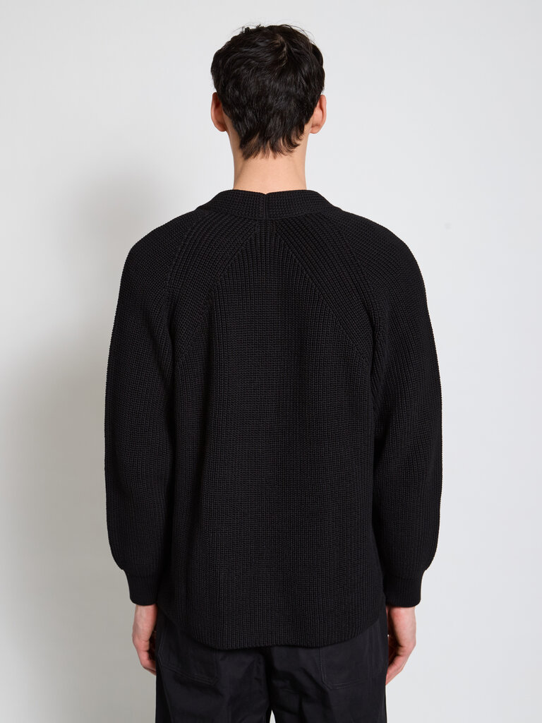 Batoner Cardigan Signature Waso Noir