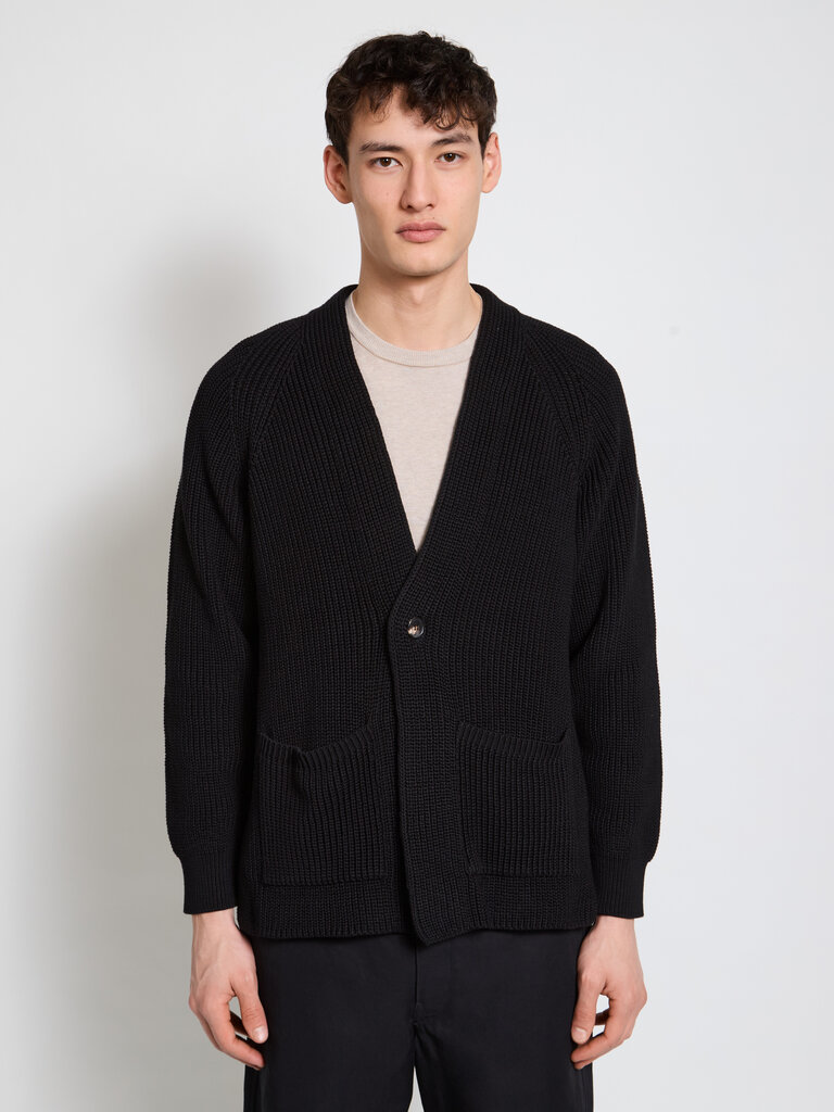 Batoner Black Waso Signature Cardigan