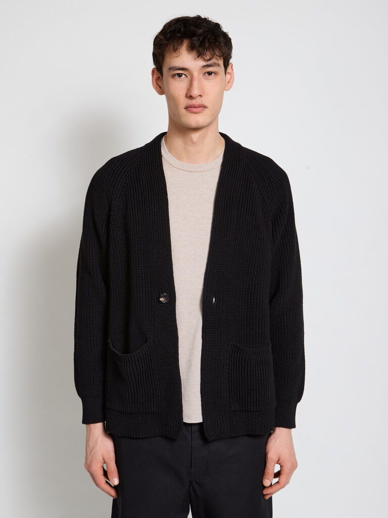 Batoner Cardigan Signature Waso Noir