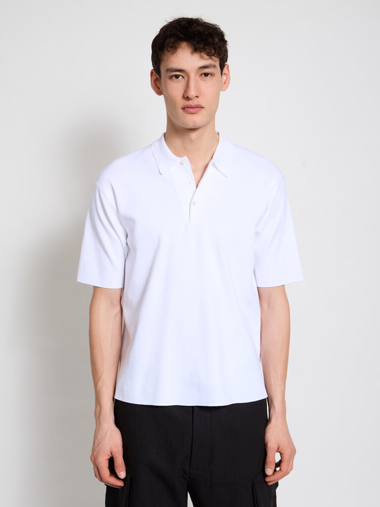 Batoner Polo 32G Smooth Blanc