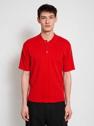 Batoner Red 32G Smooth Polo Shirt