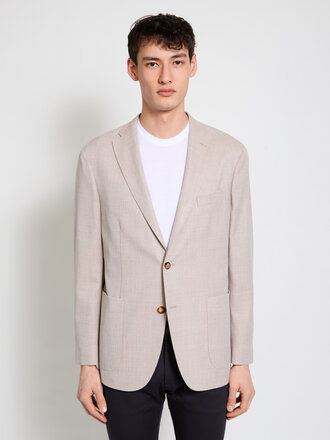 Boglioli Beige Hopsack Vest