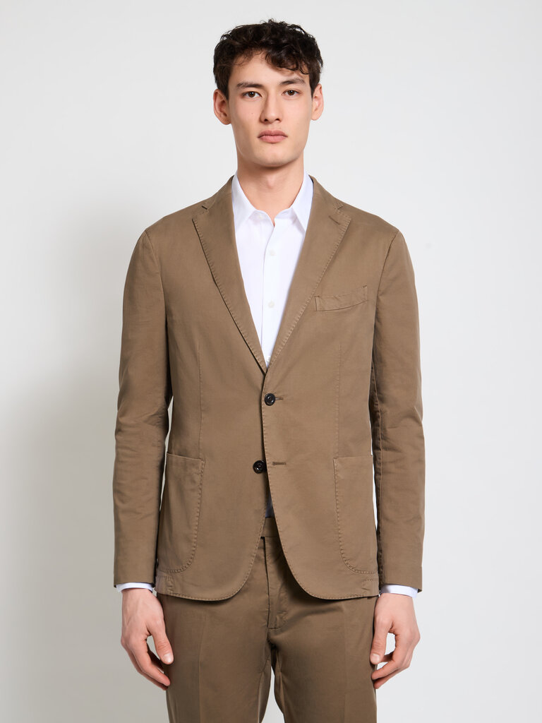 Boglioli Costume Garment Dyed Cotton Khaki
