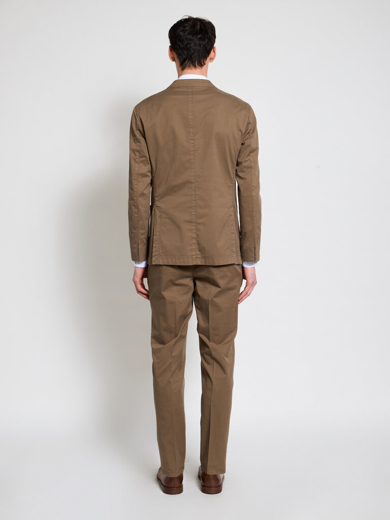 Boglioli Costume Garment Dyed Cotton Khaki