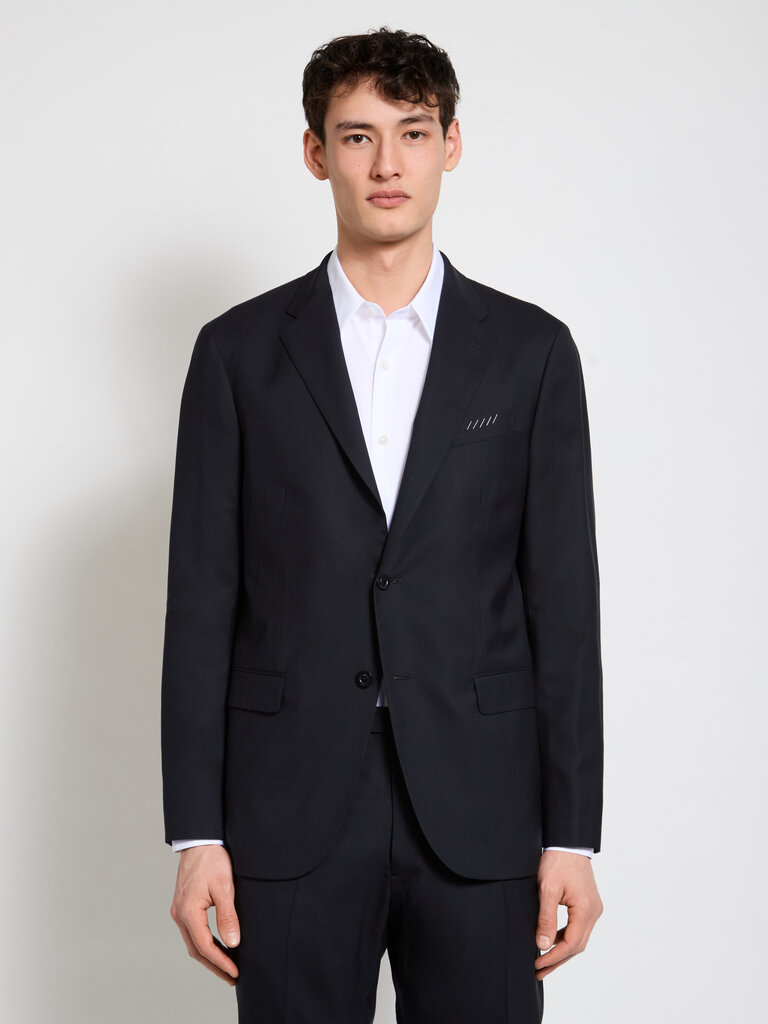 Boglioli Black Wool B-Line Suit