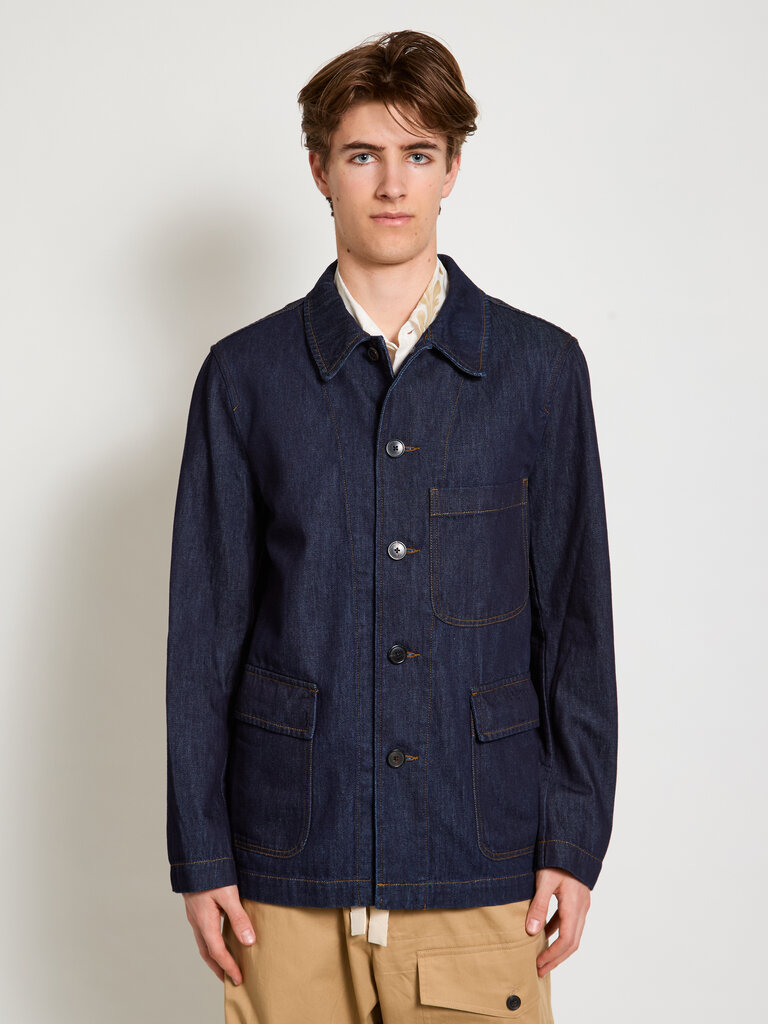 Dries Van Noten Veste Braxton Denim Indigo