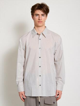 Dries Van Noten Chemise Croom Gris Pâle