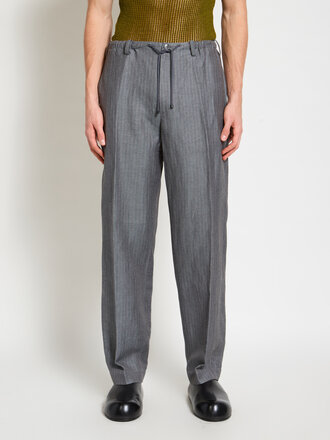 Dries Van Noten Gray Penny Long Pants