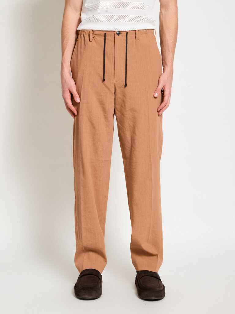 Dries Van Noten Pantalon Penny Long Camel
