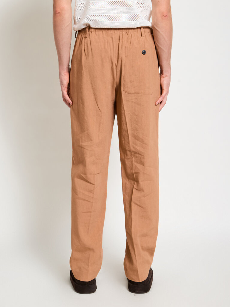 Dries Van Noten Pantalon Penny Long Camel