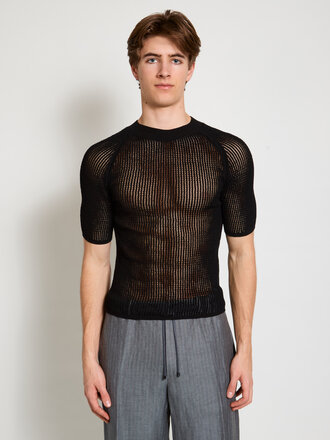 Dries Van Noten Black Memo T-Shirt Dries Van Noten Black Memo T-Shirt