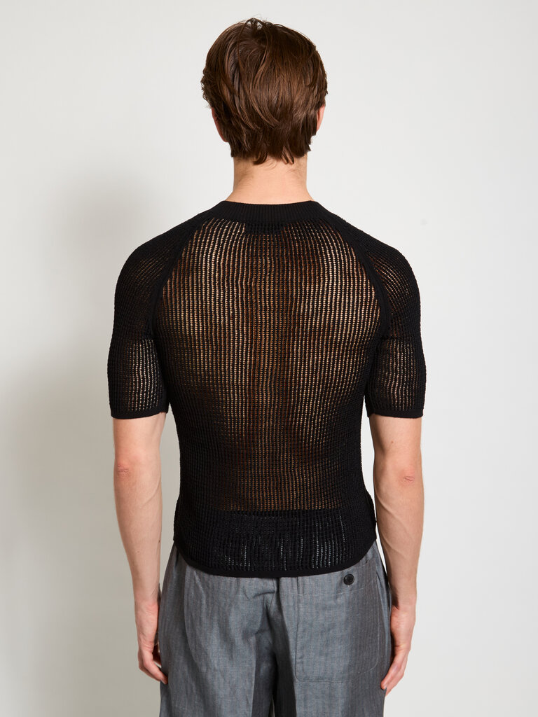 Dries Van Noten Black Memo T-Shirt