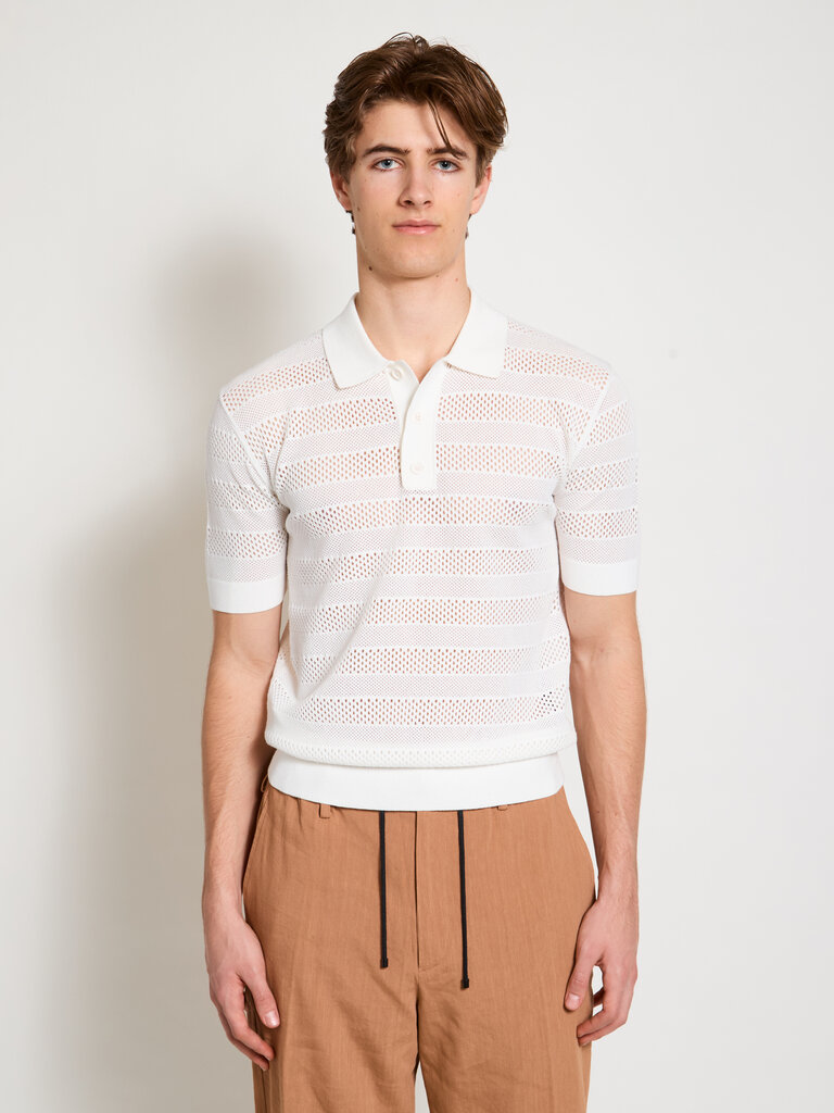 Dries Van Noten Polo Mercy Blanc