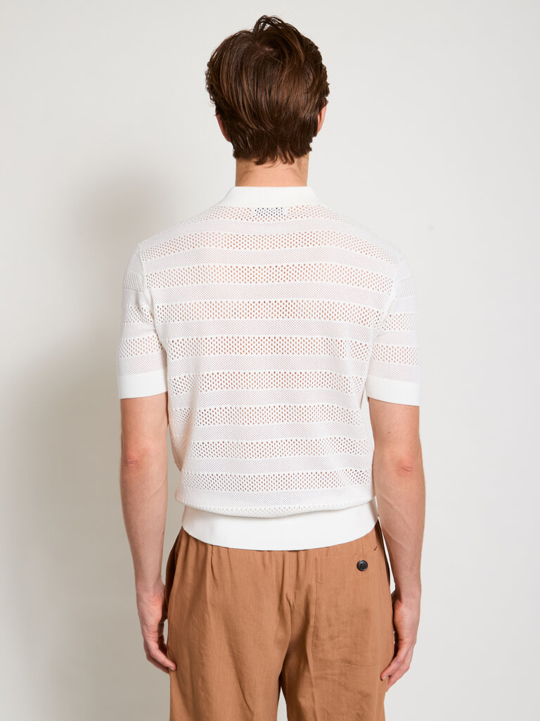 Dries Van Noten Polo Mercy Blanc