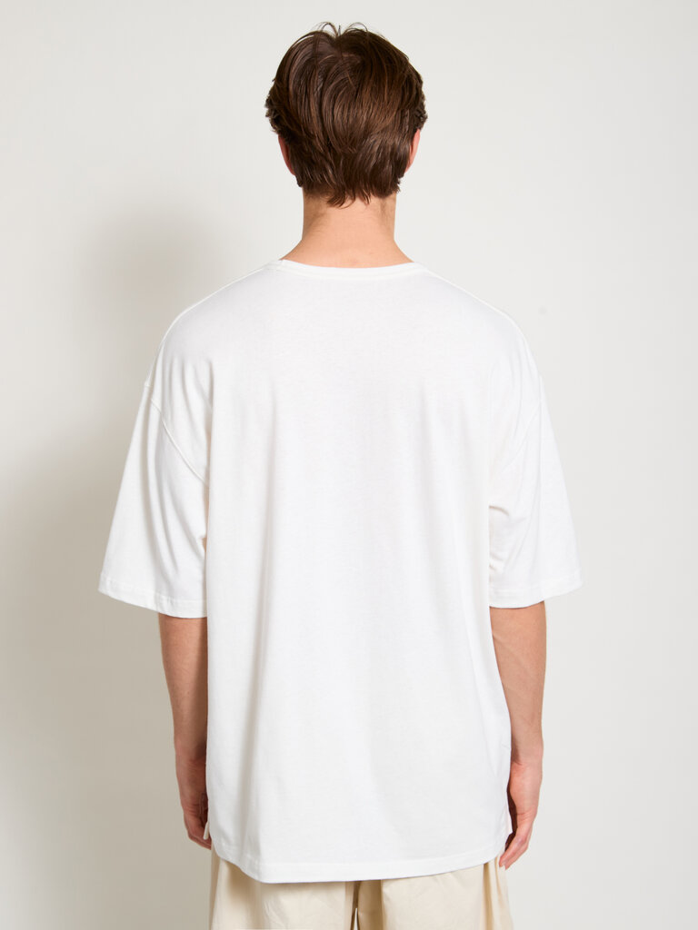 Lemaire T-Shirt Boxy Blanc Cassé
