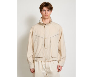 Lemaire: Beige Parachute Jacket | Men's Designer Clothes | MICHEL