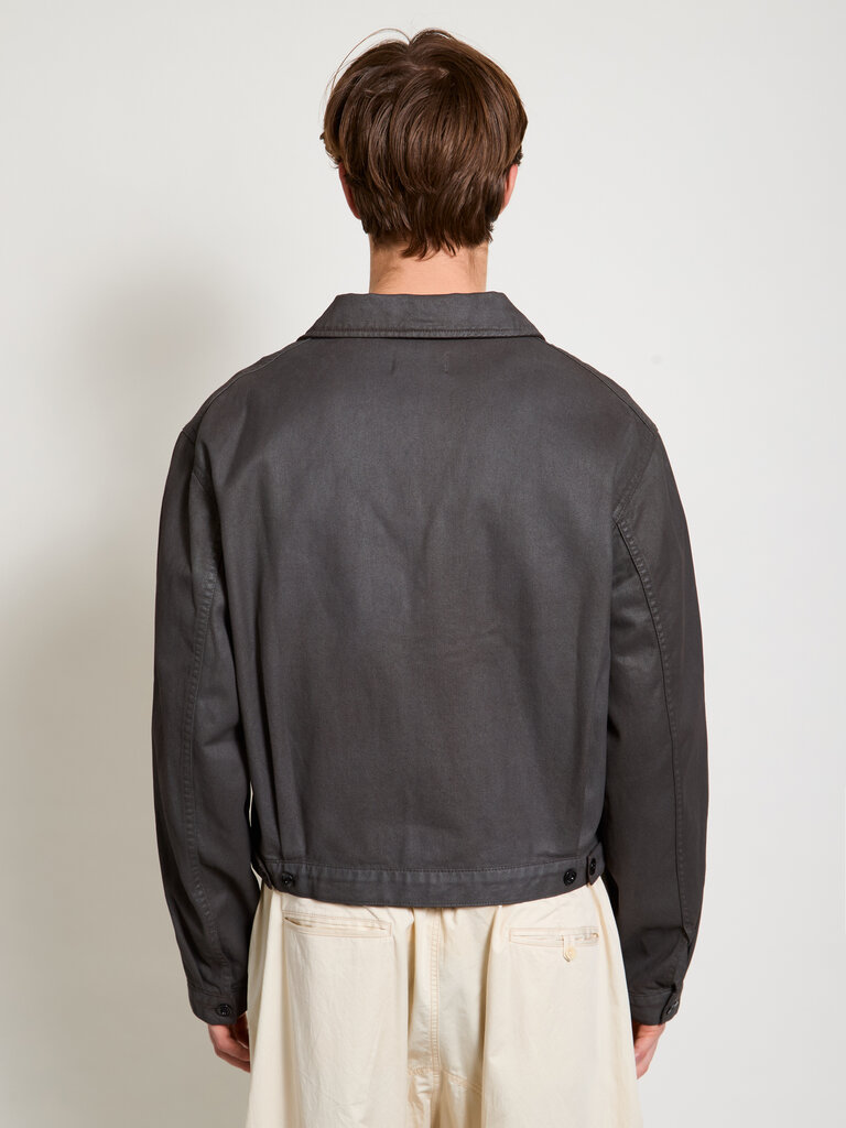 Lemaire Veste Trucker Chocolat Noir