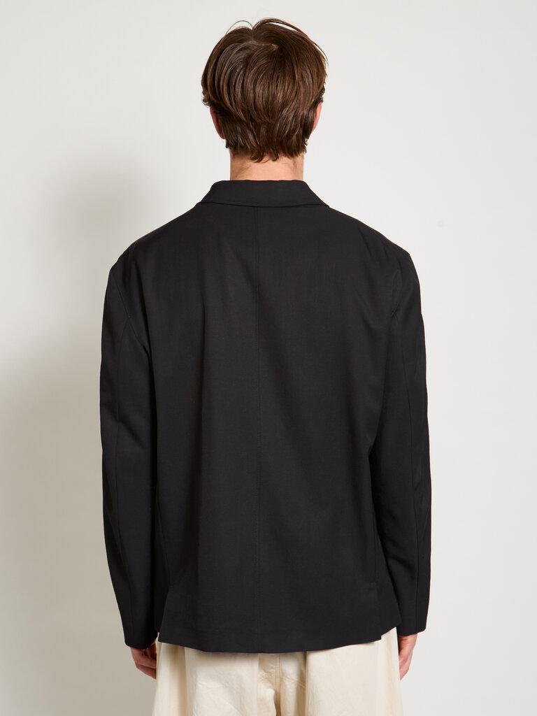 Lemaire Veste Tailored Shirt Noir