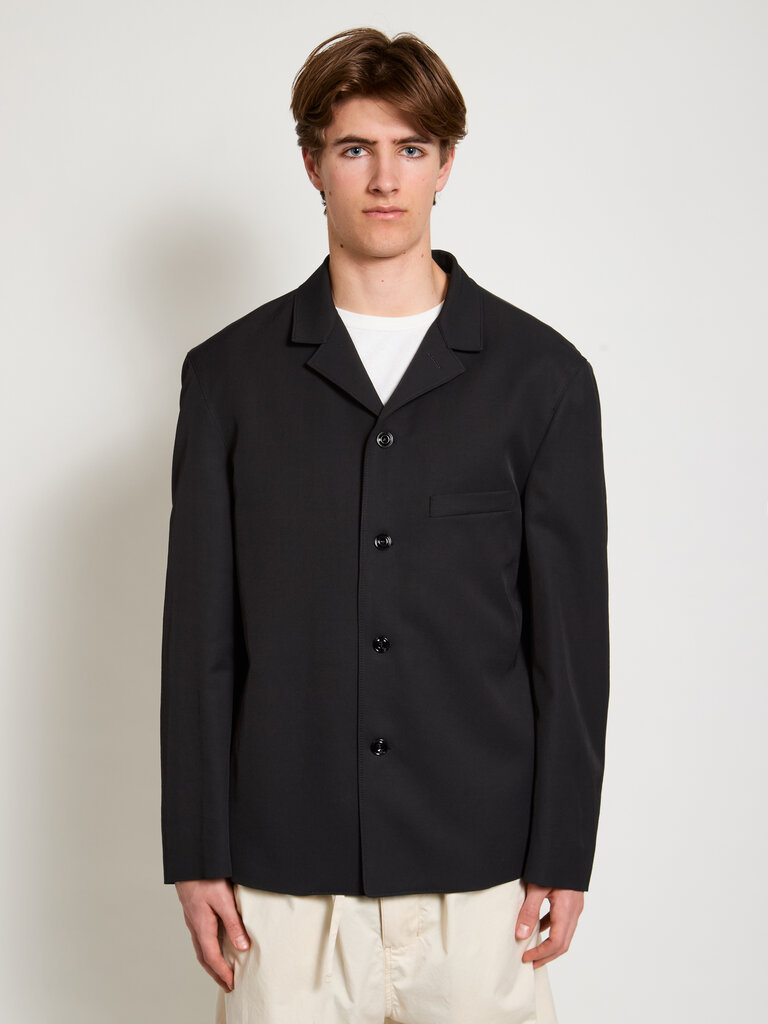 Lemaire Veste Tailored Shirt Noir