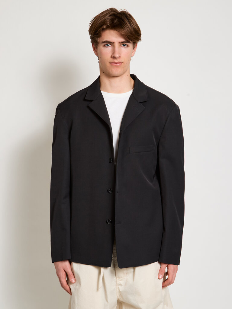 Lemaire Veste Tailored Shirt Noir