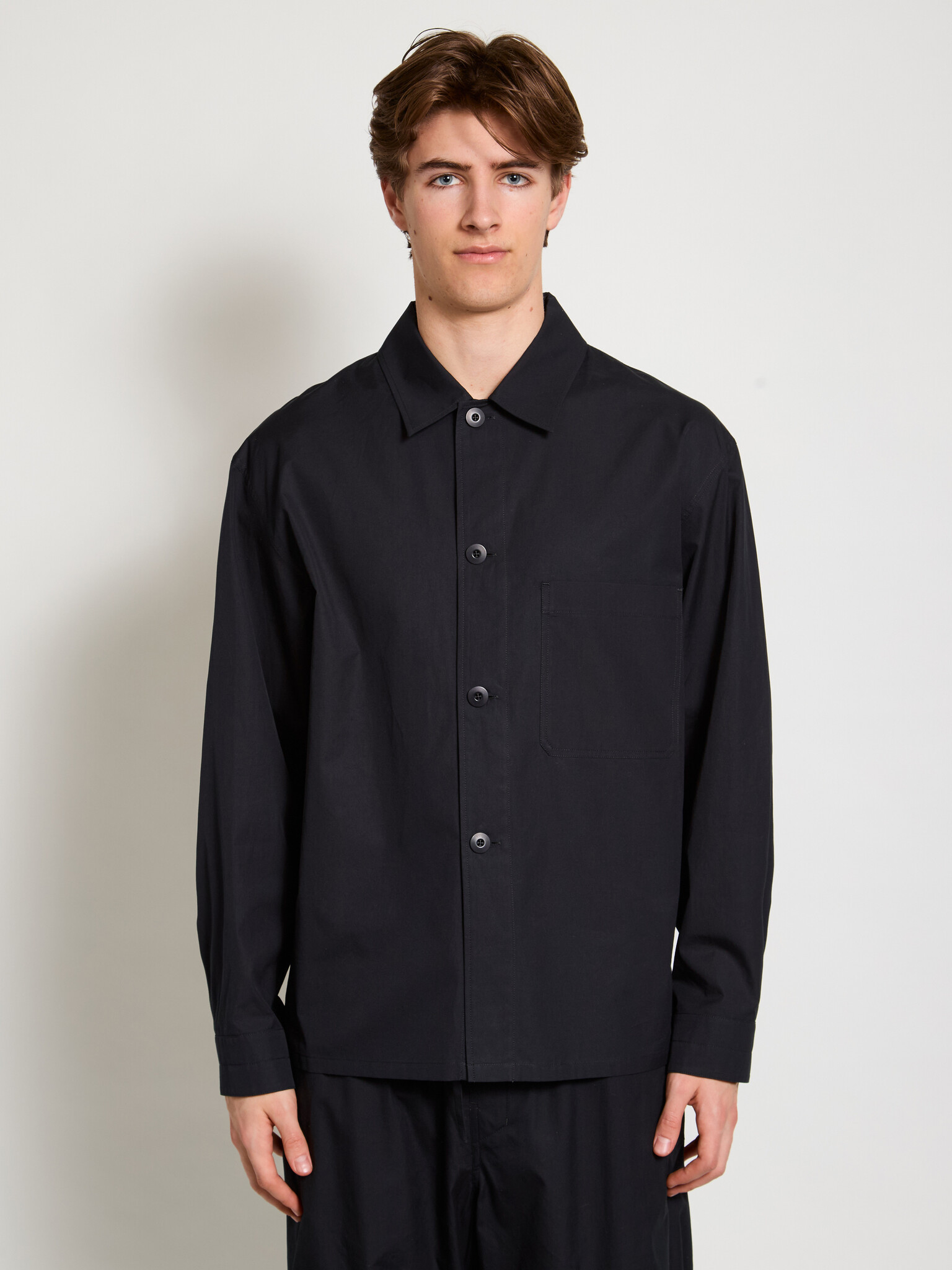 【新品未着用】LEMAIRE 25SS PYJAMA SHIRT CAVIAR Cotton Pyjama Shirt — Caviar – La Garçonne