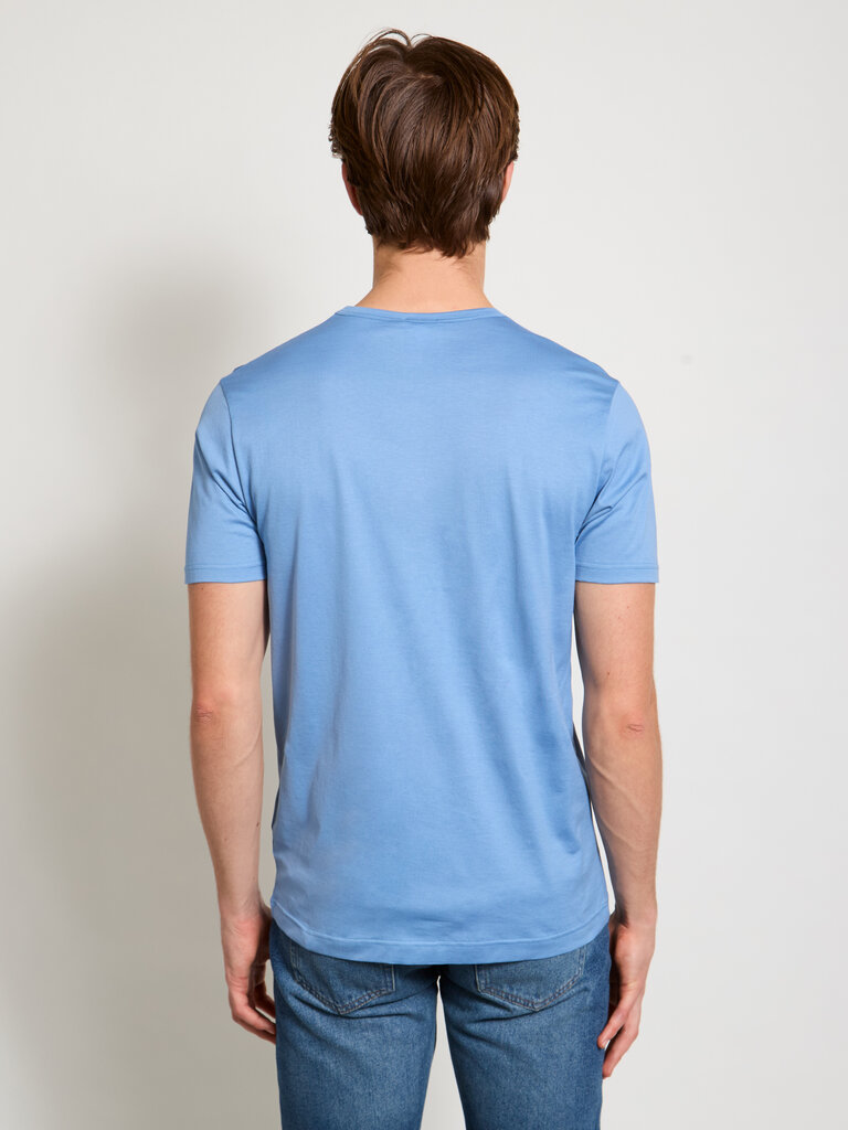 Sunspel T-Shirt MTSH0001 Bleu Como