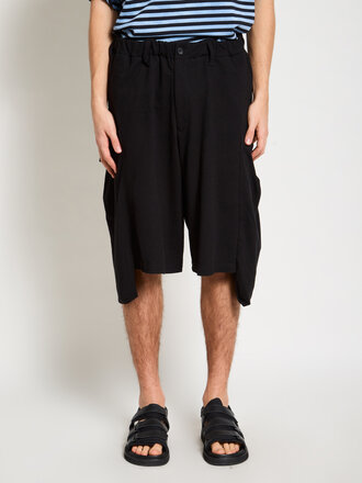Yohji Yamamoto Pantalon Big Pockets Noir