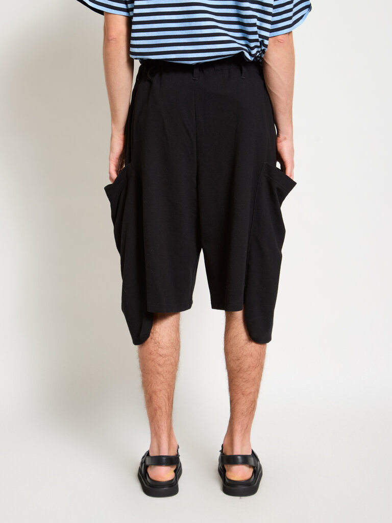 Yohji Yamamoto Pantalon Big Pockets Noir