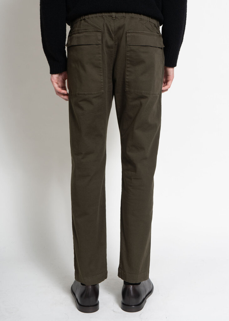 Barena Pantalon Dosana Traverso Vert Khaki