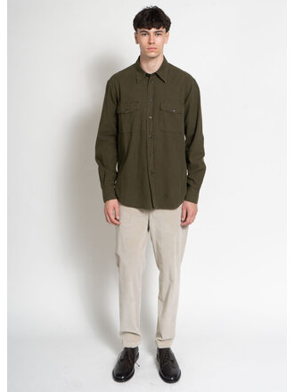 Barena Army Green Deca Vaj Shirt