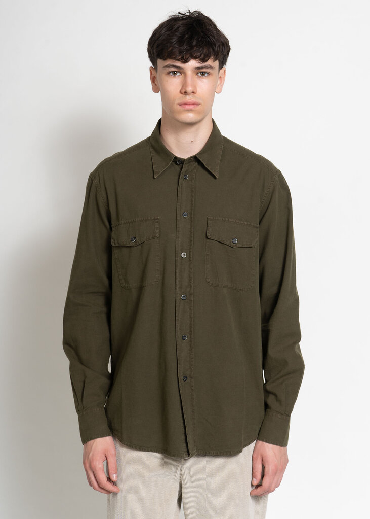 Barena Chemise Deca Vaj Vert Khaki