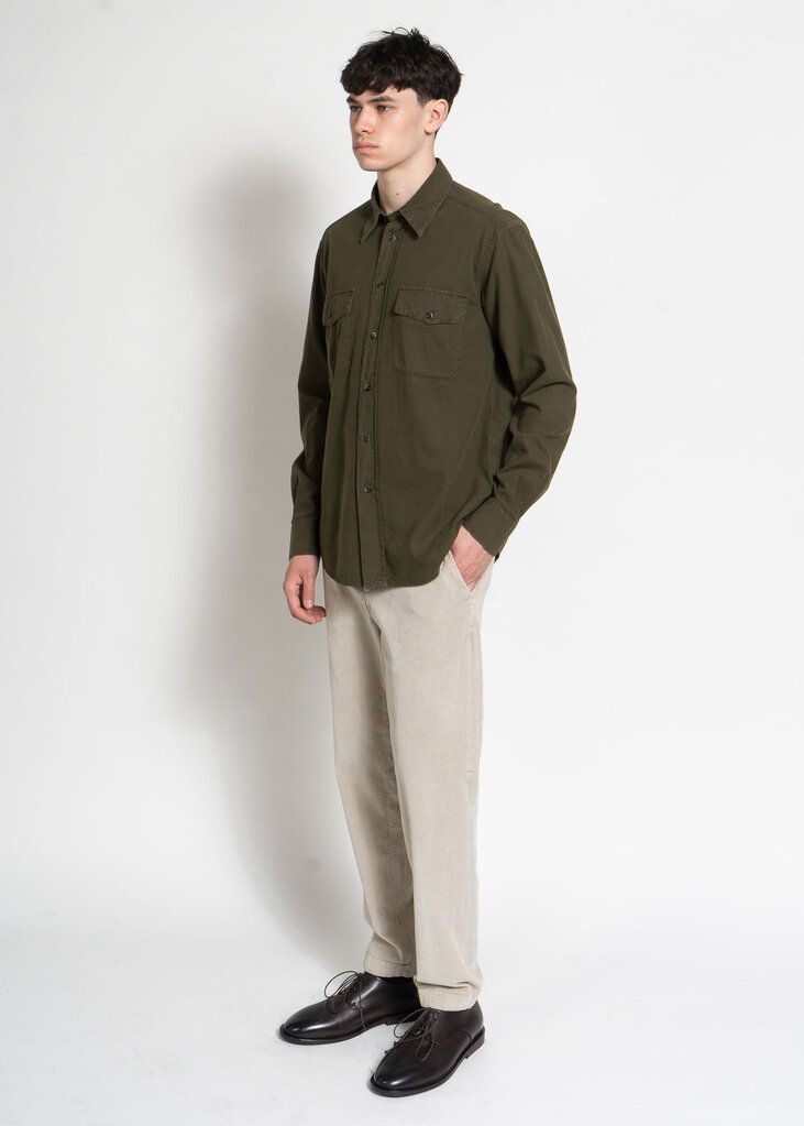 Barena Chemise Deca Vaj Vert Khaki