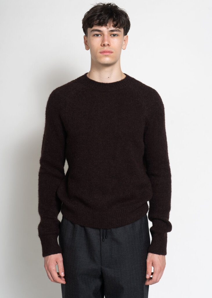 Dries Van Noten Chandail Melbourne Brun Fonçé