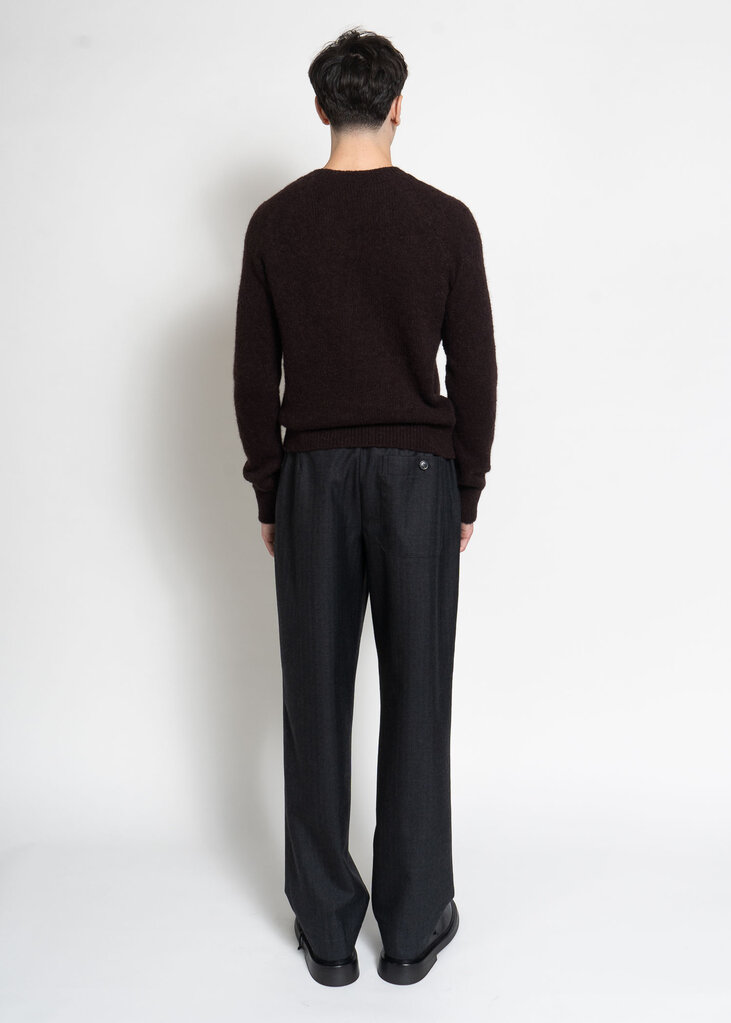 Dries Van Noten Chandail Melbourne Brun Fonçé