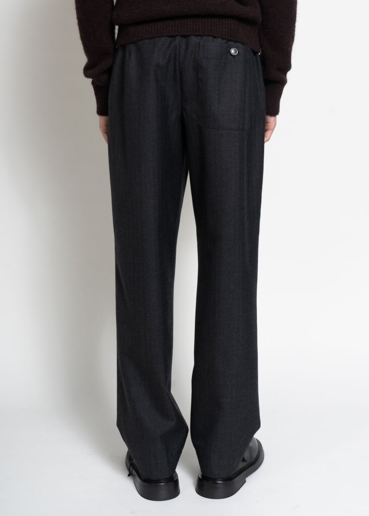 Dries Van Noten Pantalon Penny Gris Foncé