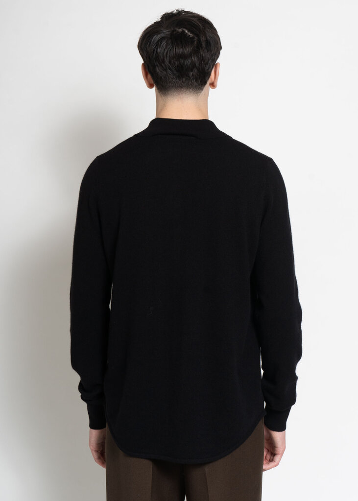 Dries Van Noten Chemise Polo Monaco Noir