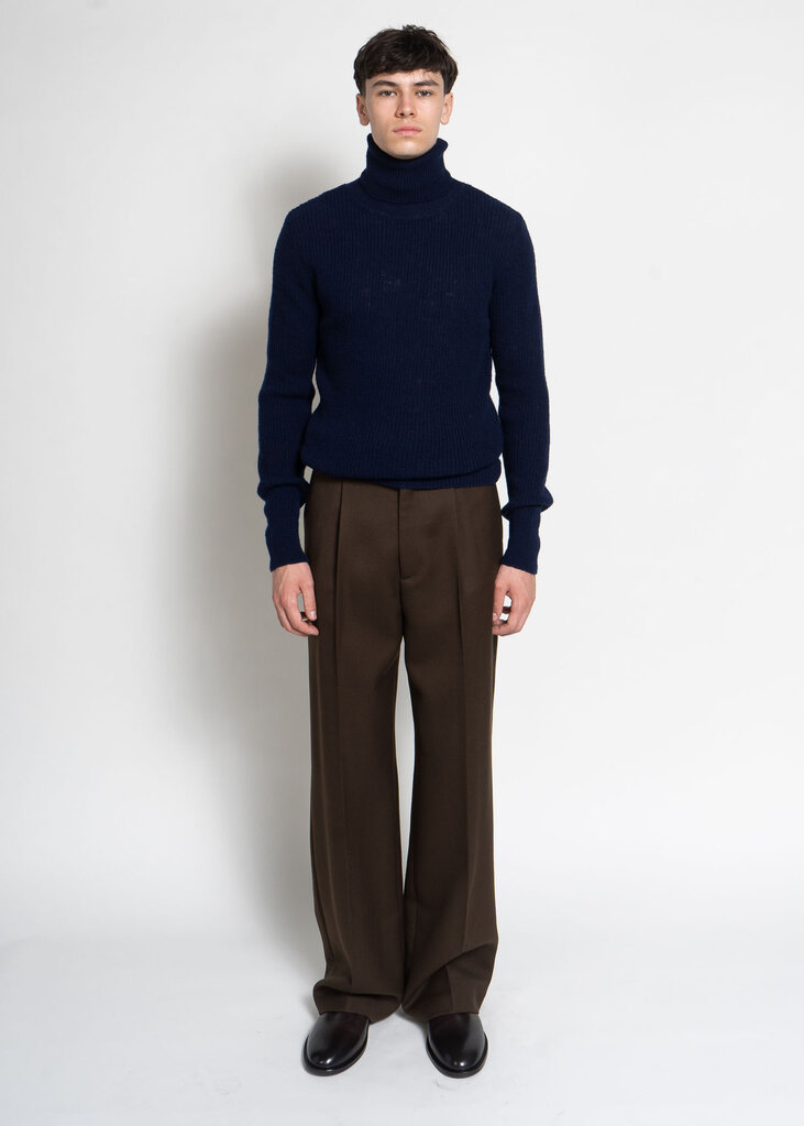 Dries Van Noten Navy Macro Sweater
